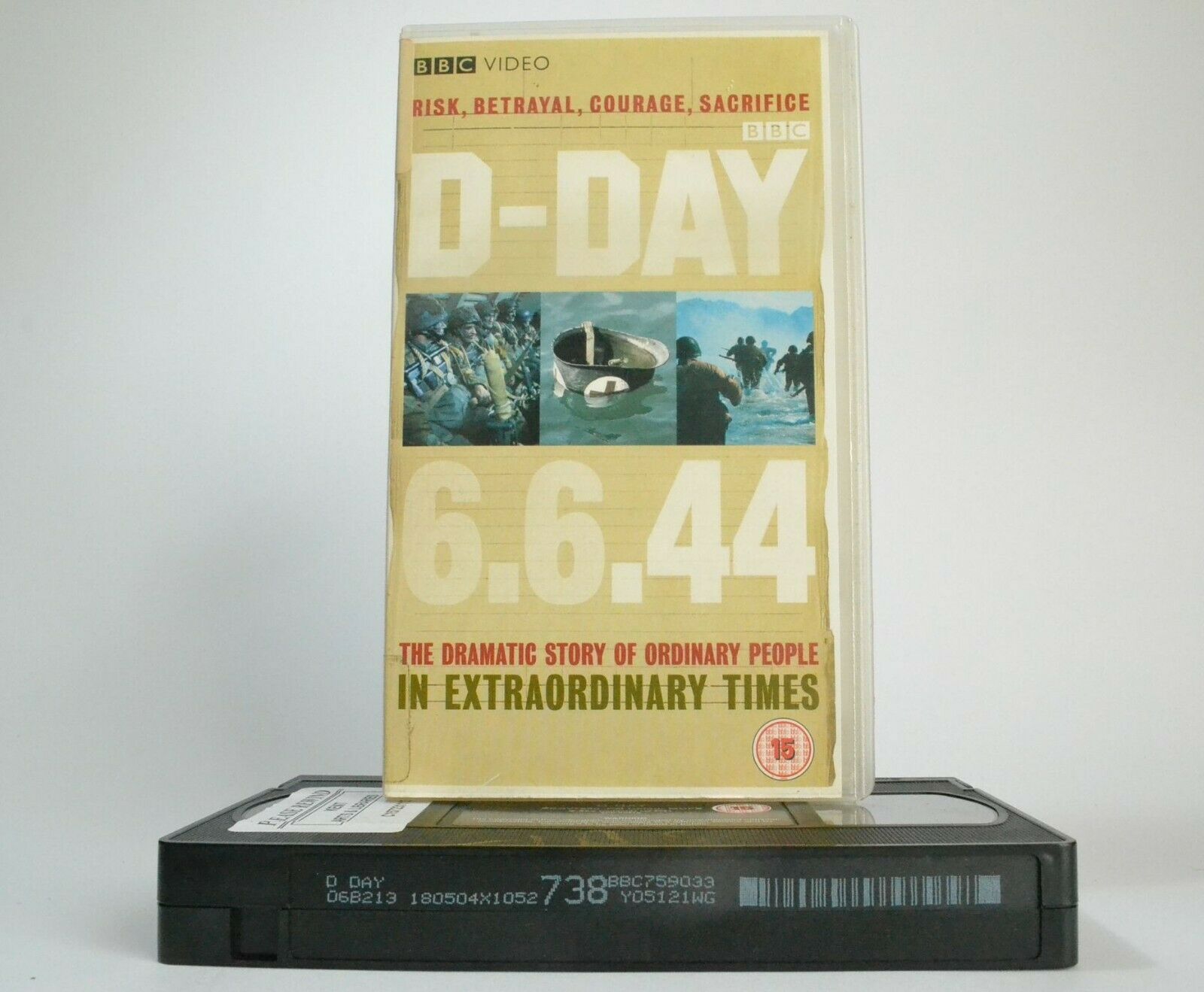 D-Day 6.6.44 (BBC Video): Omaha Beach - Robert Carpa - French Resistance - VHS-