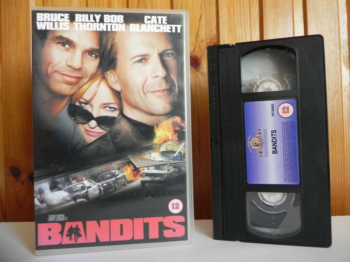 Bandits - Large Box - Metro Goldwyn - Action - Comedy - Ex-rental - Pal VHS-