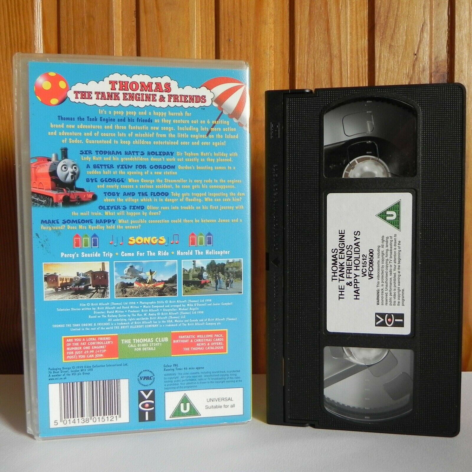 Thomas The Tank Engine And Friends: Happy Holidays - Fun - Children's - Pal VHS-