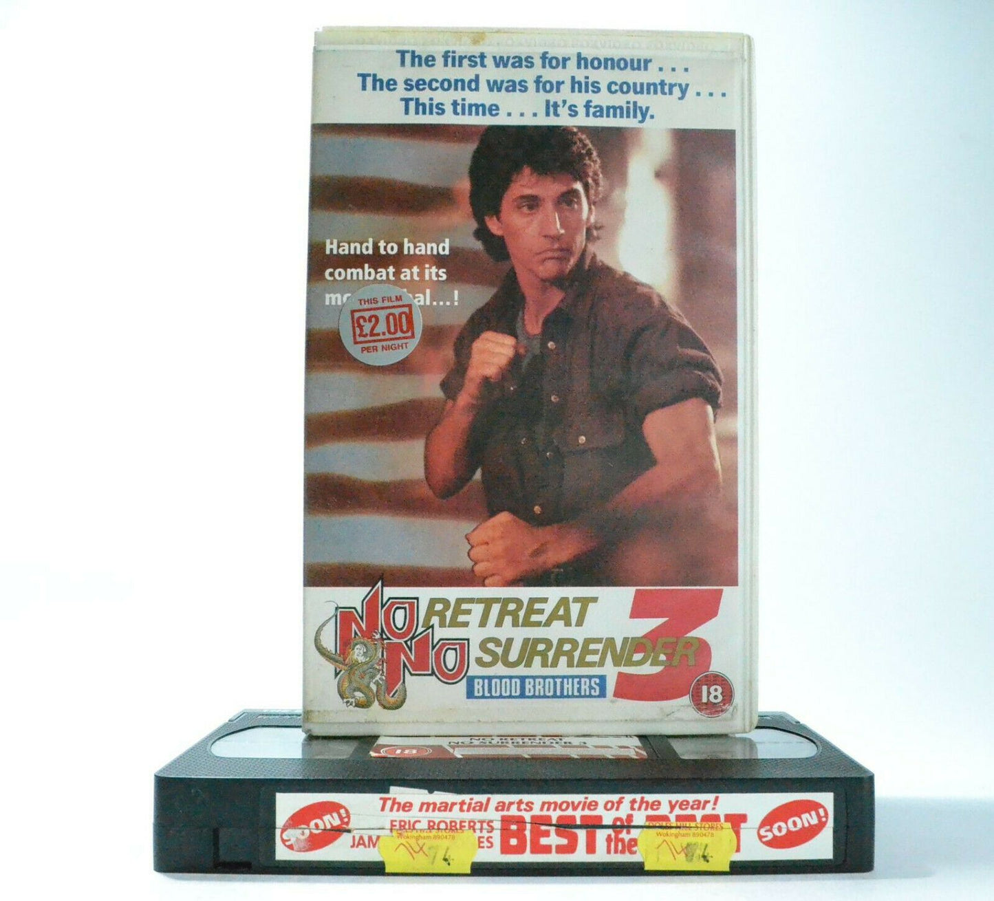 No Retreat No Surrender 3 - The Last & The Best - Big-Box - Karate Action - VHS-