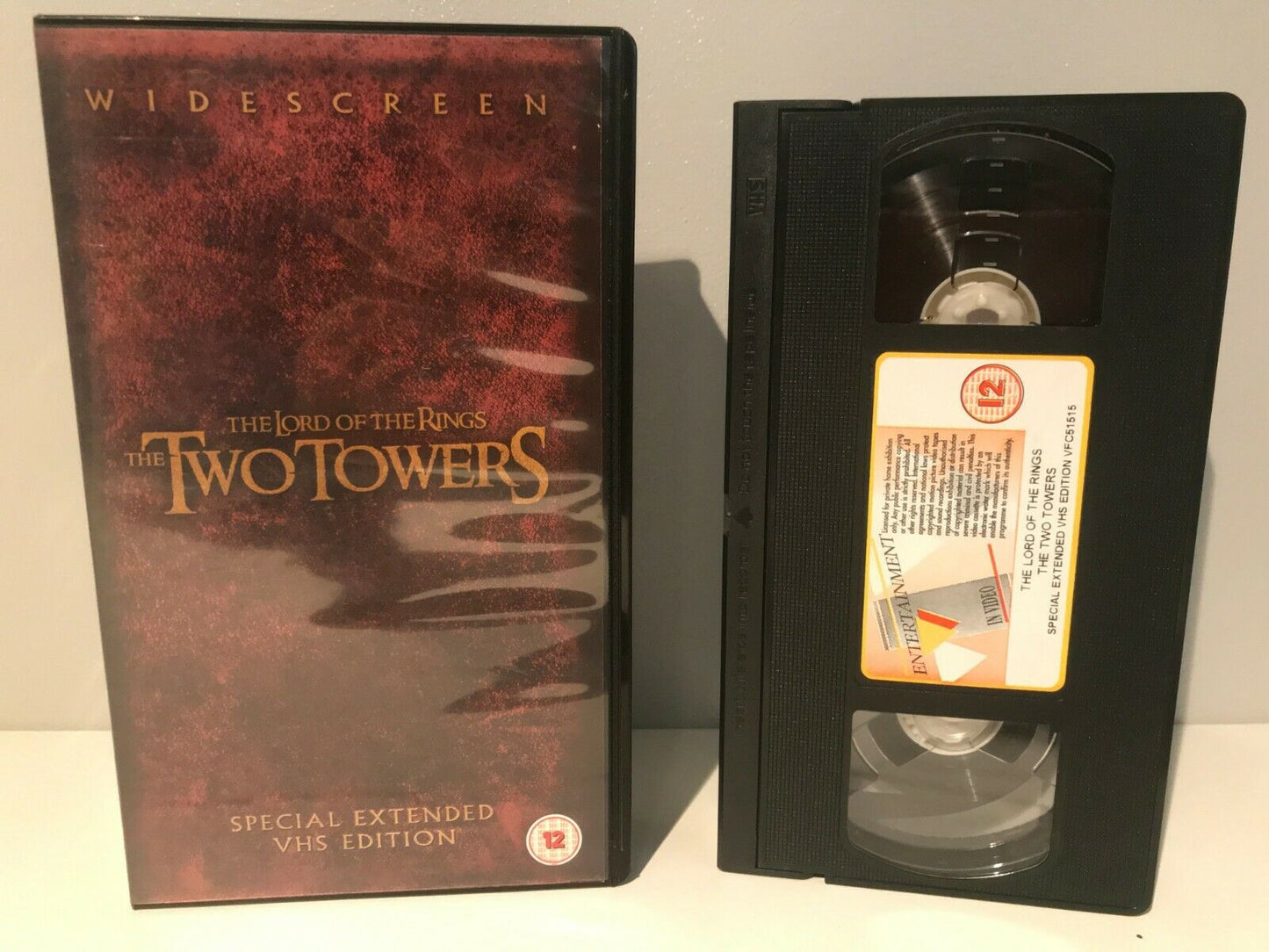Lord Of The Rings [Two Twoers] Widescreen - Fantasy - Extended Edition - VHS-