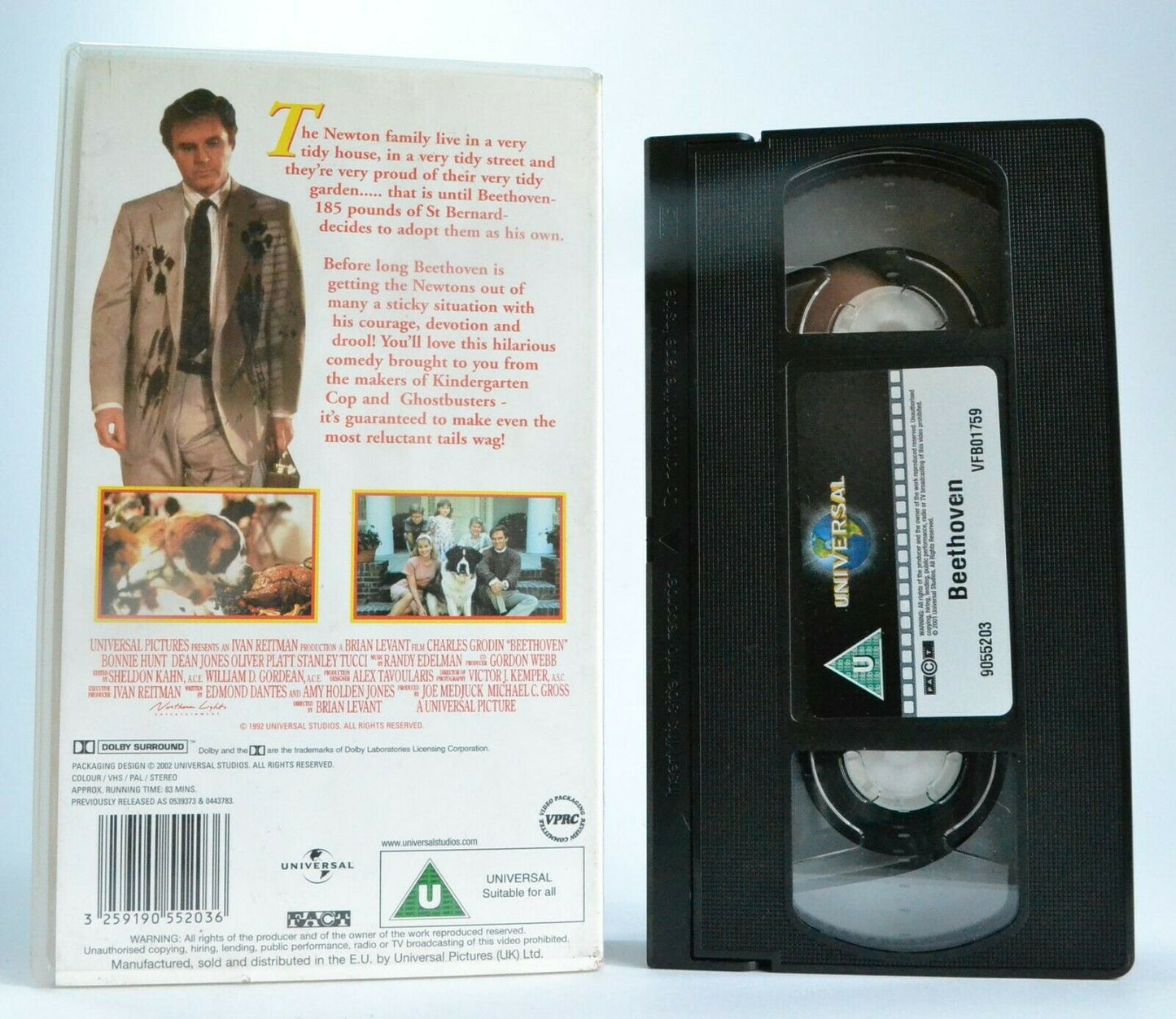 Beethoven (1992): Big Dog, Big Troubles - Family Comedy - Oliver Platt - Pal VHS-