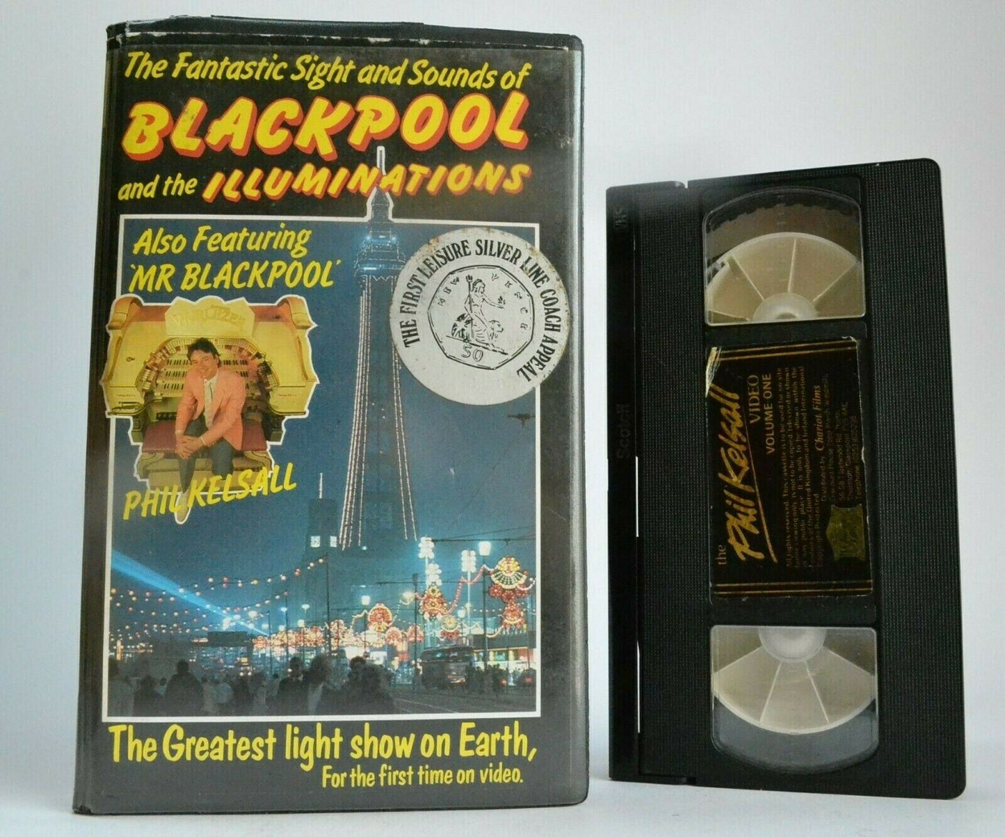 The 1991 Blackpool Illuminations [Light Show] - Phil Kelsall - Large Box - VHS-