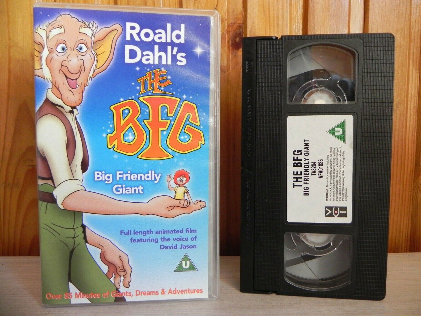 Roald Dahl's - The BFG - Big Friendly Giant - Full Length Animated Film - VHS-