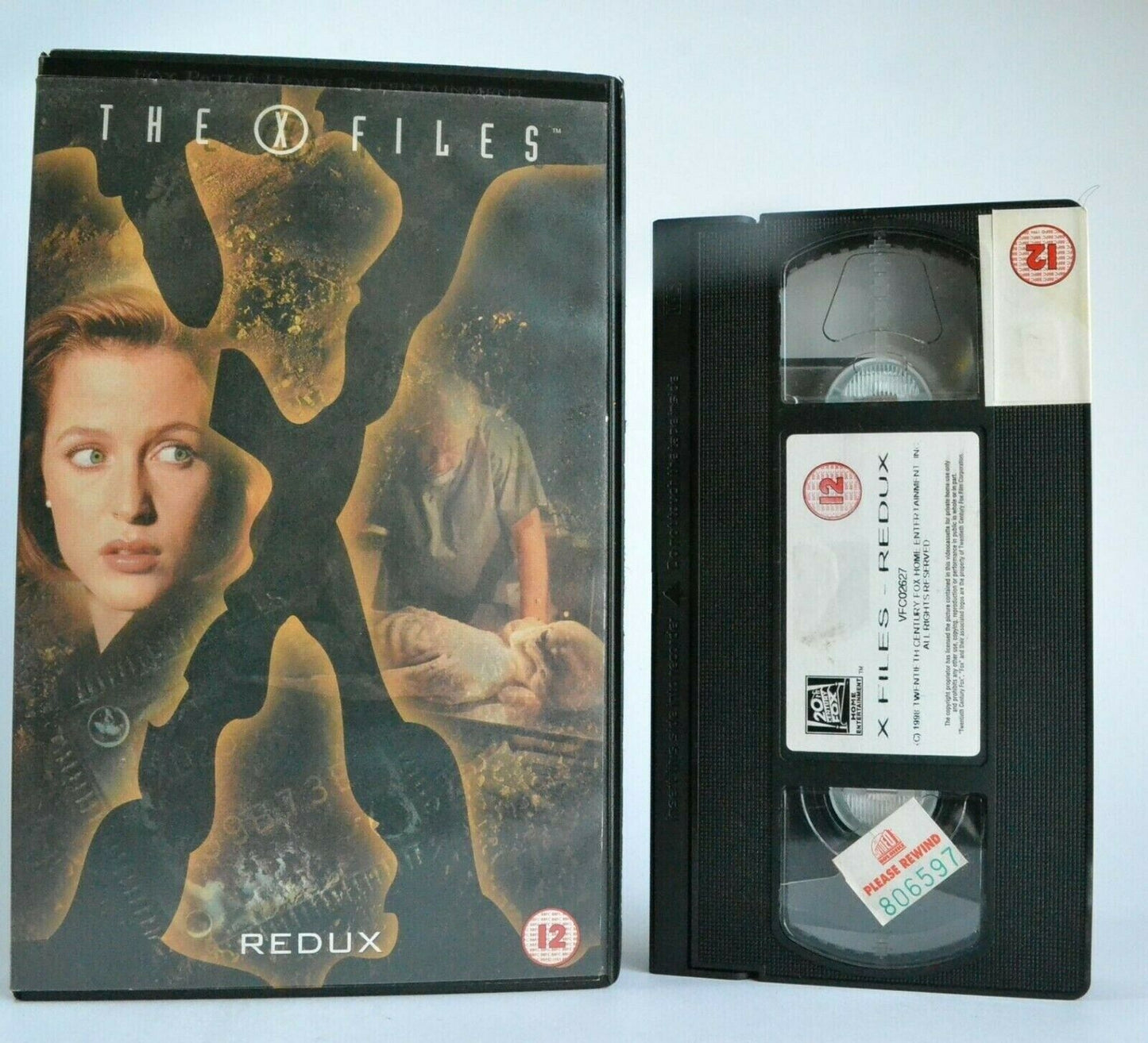 The X-Files: Redux - Sci-Fi TV Series - Large Box - D.Duchovny/G.Anderson - VHS-