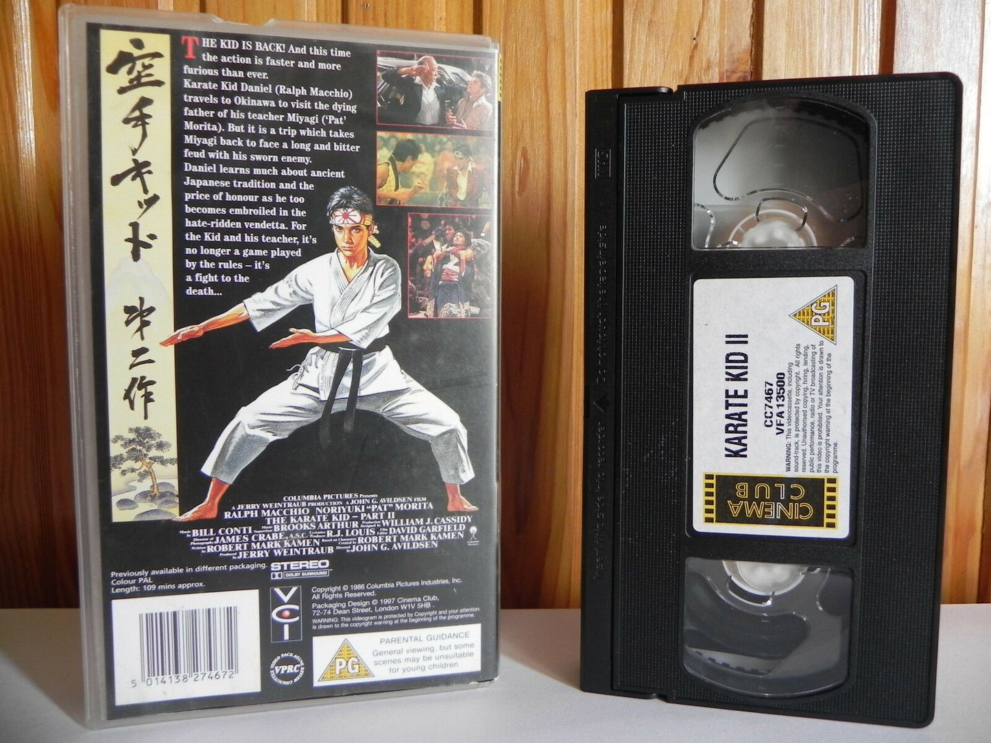 Karate Kid 2 - Original 1989 - RCA Release - Action VHS - Martial Arts - Video-