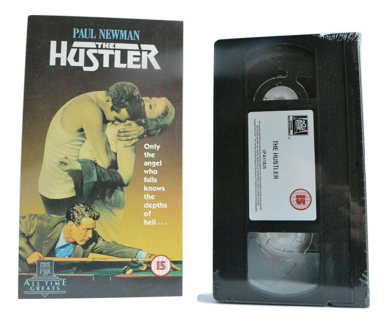 The Hustler: Paul Newman; Major League Pool - (Brand New Sealed) Cult Drama VHS-