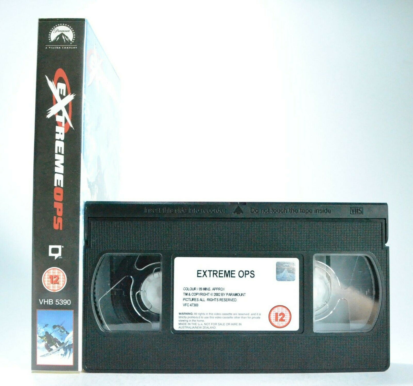 Extreme Ops: Paramount (2002) - Fear Is A Trigger - Action - Large Box - Pal VHS-