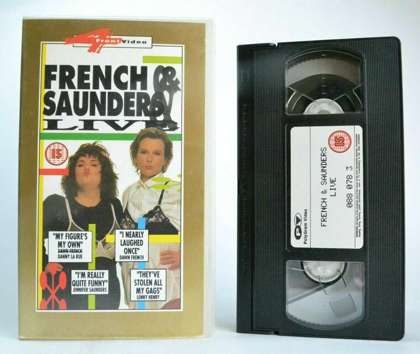 Dawn French And Jennifer Saunders: Live - West End/London - Female Comedy - VHS-