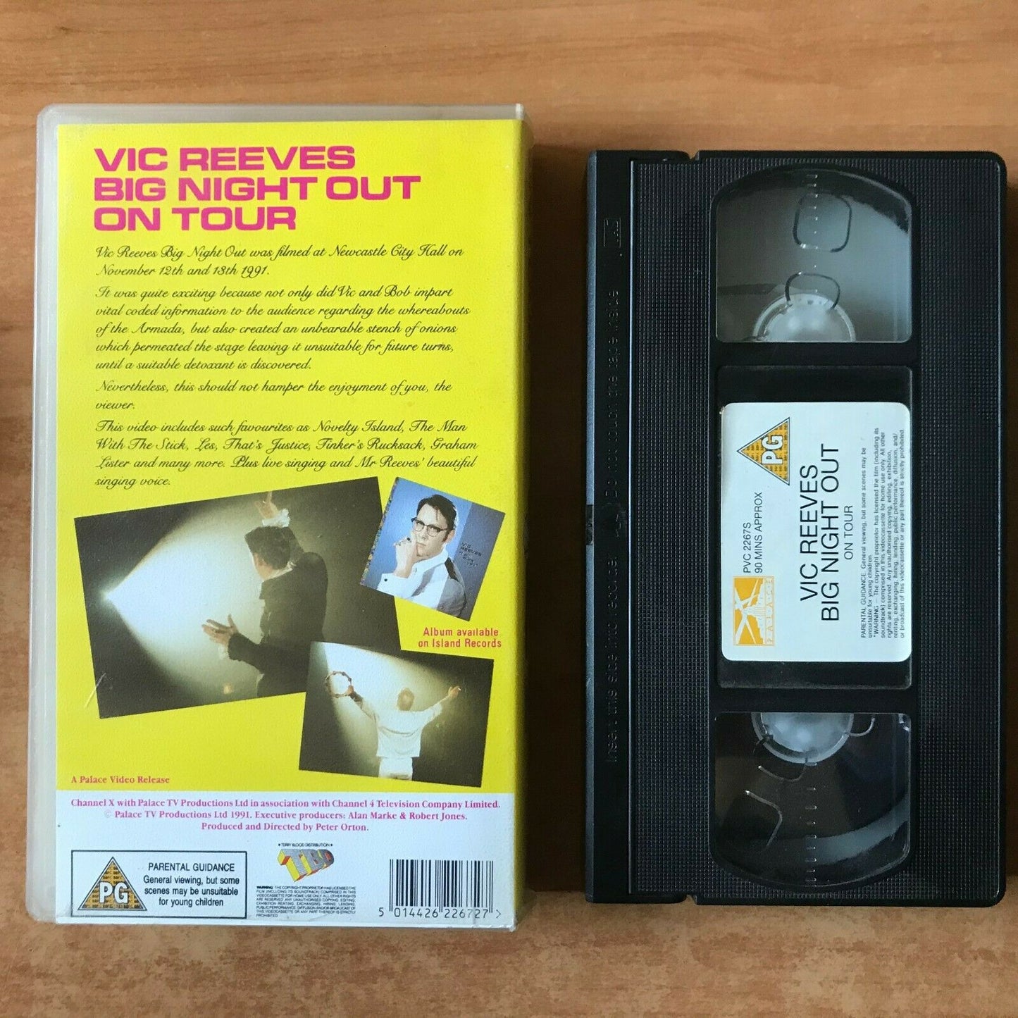 Vic Reeves: Big Night Out On Tour (1991) Newcastle City Hall - Concert - Pal VHS-