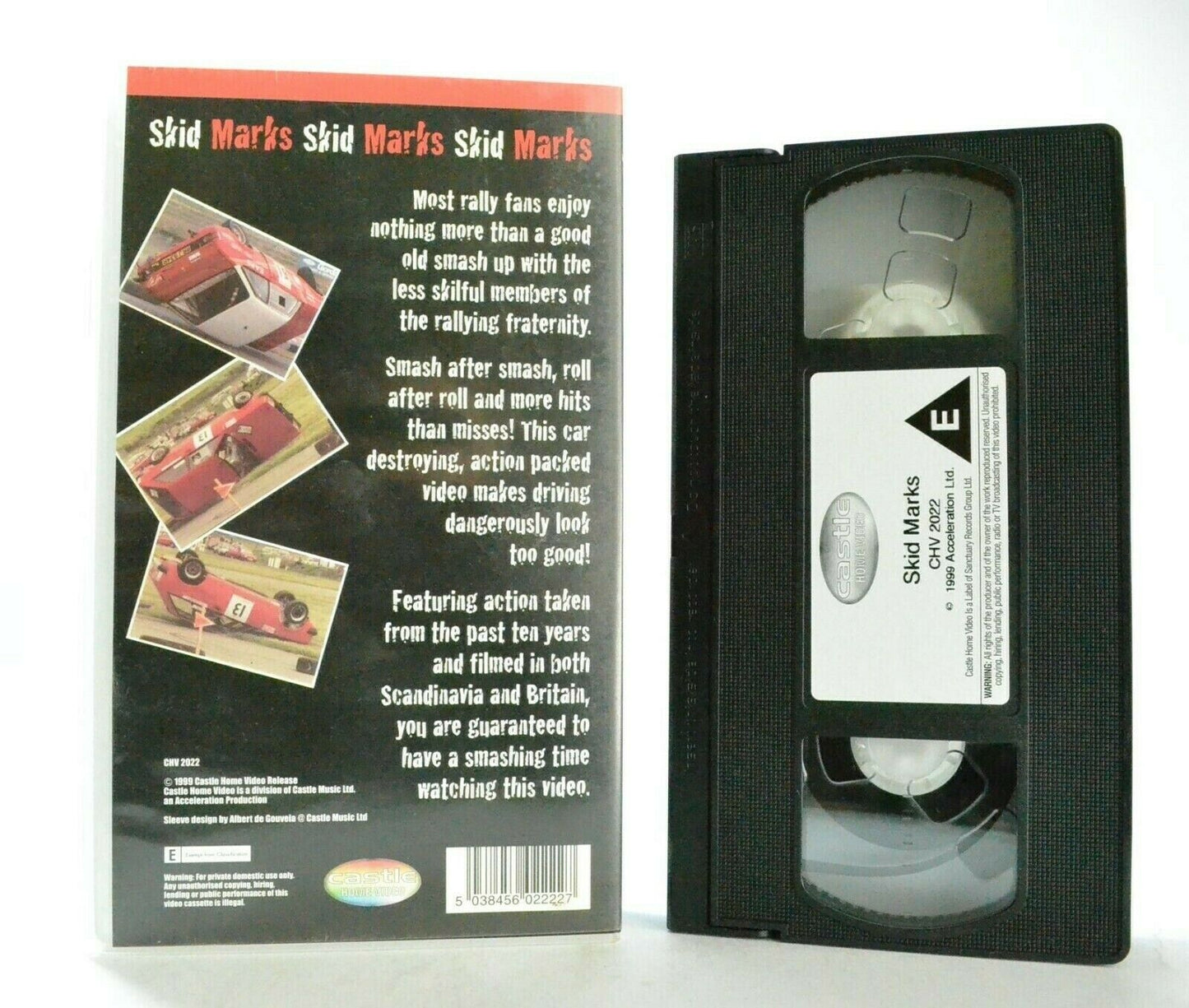 Skid Marks: A Smashing Video (1999) - Action Packed - Car Destroying - Pal VHS-