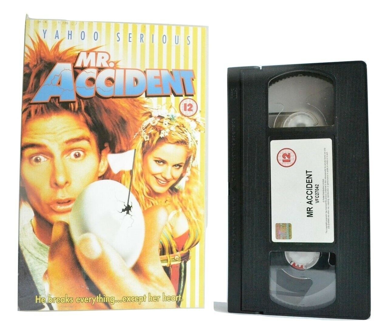 Mr.Accident (2000): Australian Comedy - Large Box - Yahoo Serious - Pal VHS-