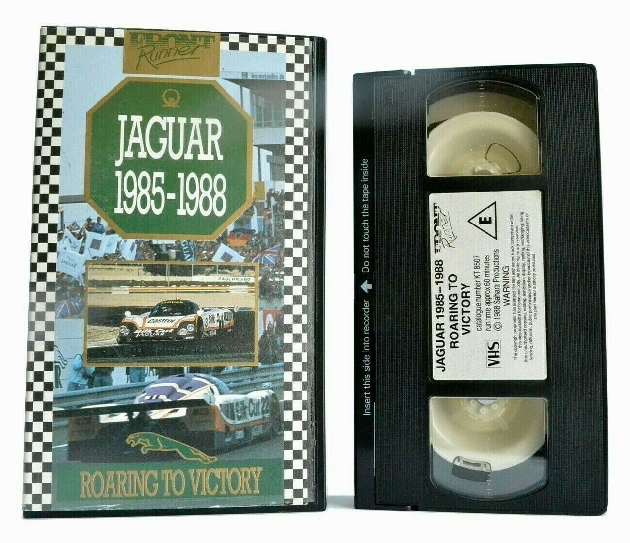 Jaguar (1985-1988): Roaring To Victory - Car Racing - Le Mans Victory - Pal VHS-