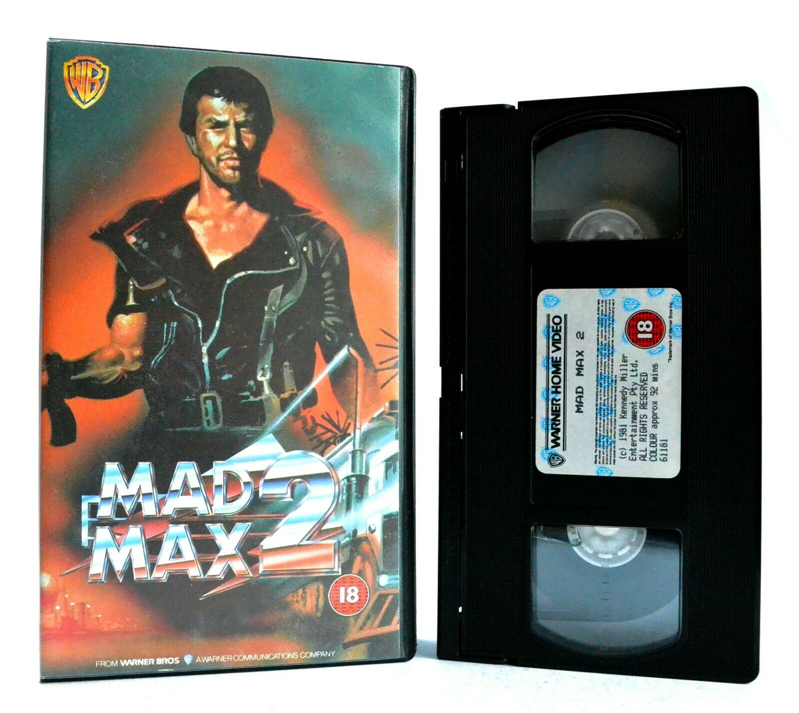 Mad Max 2: Sci-Fi/Action Adventure (1981) - Road Warrior - Mel Gibson - Pal VHS-