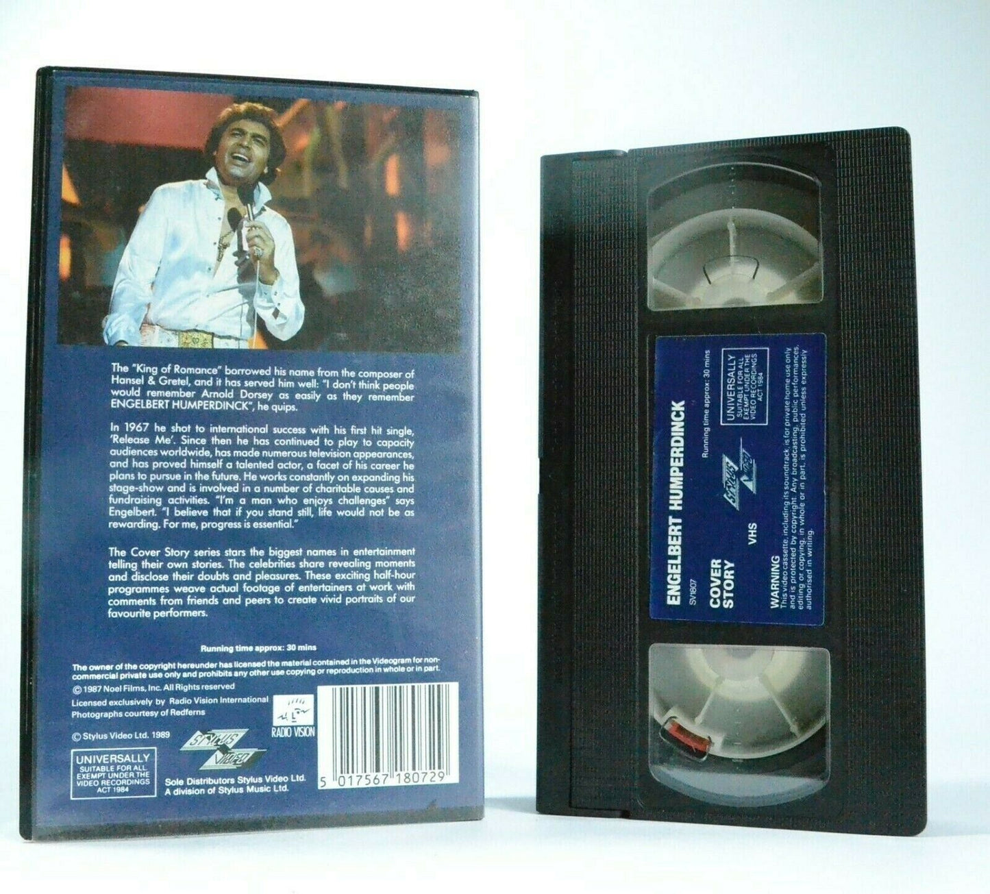 Engelbert Humperdinck: Cover Story - (1989) Documentary - King Of Romance - VHS-