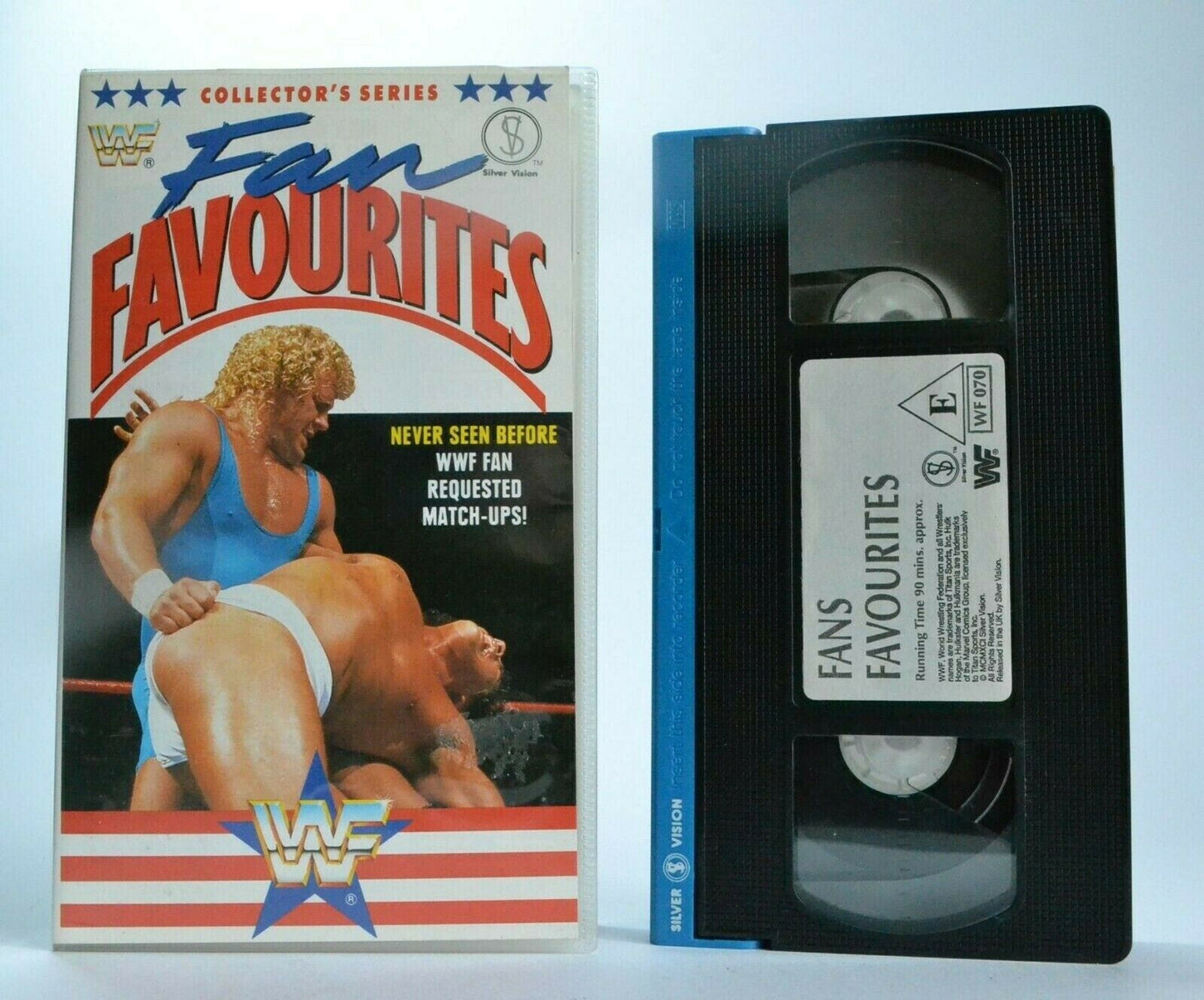 WWF Fan Favourites: Collector's Series - Wrestling - Ultimate Warrior - Pal VHS-