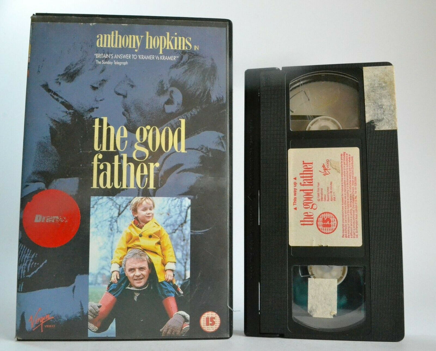 The Good Father: (1986) Virgin - [Peter Prince] - Drama - Anthony Hopkins - VHS-