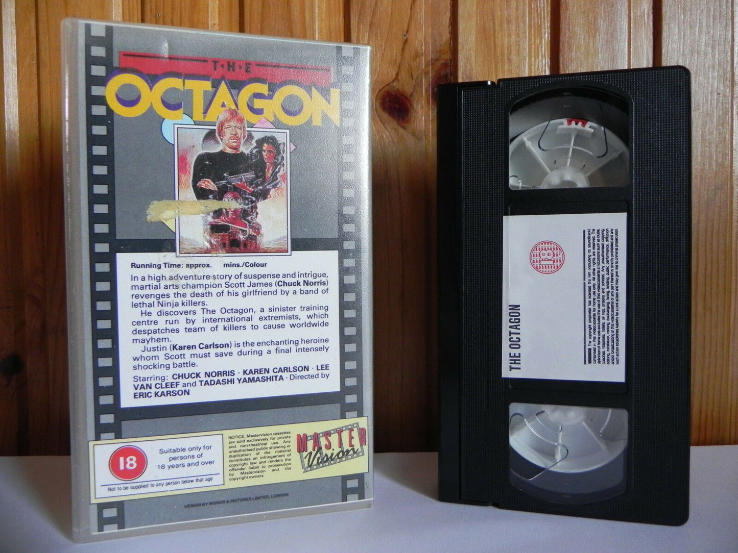 The Octagon - Martial Arts - Chuck Norris - Lee Van Cleef - 80's Action - VHS-