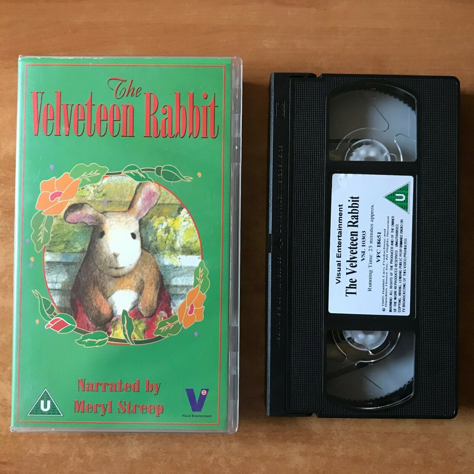 The Velveteen Rabbit; [Margery Williams] Meryl Streep - Animated - Kids - VHS-