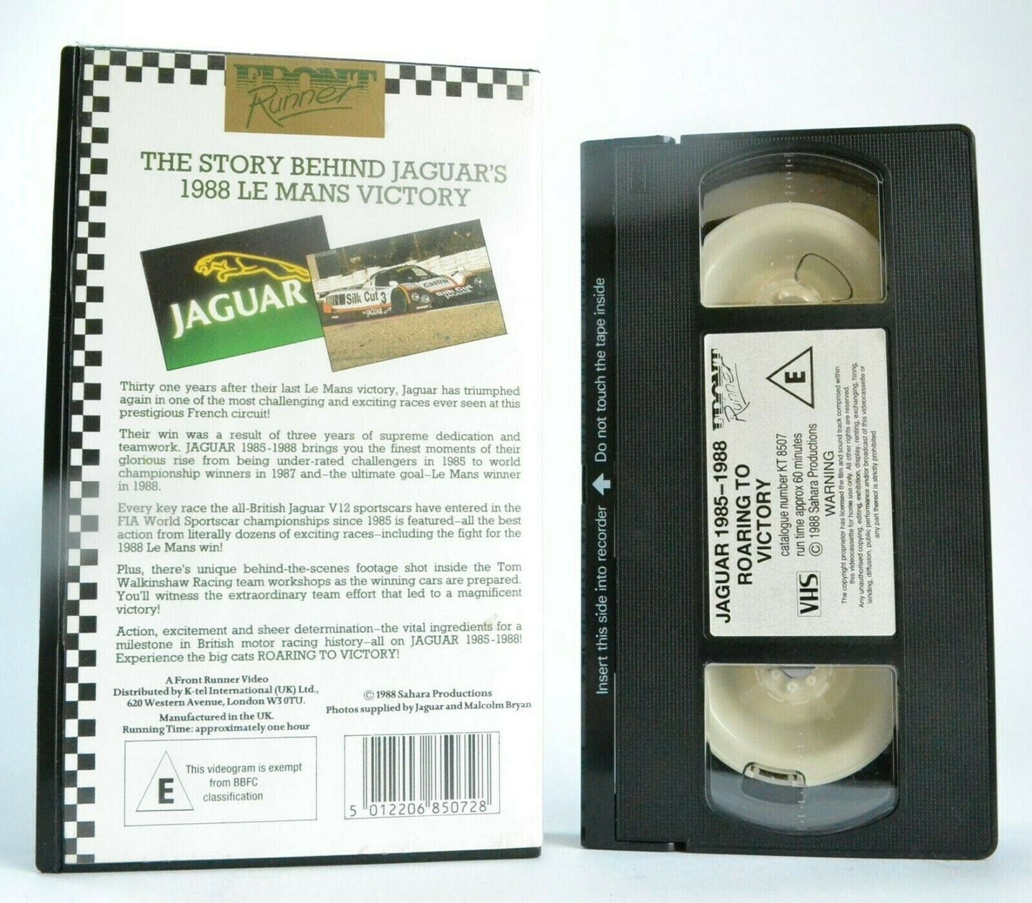 Jaguar (1985-1988): Roaring To Victory - Car Racing - Le Mans Victory - Pal VHS-