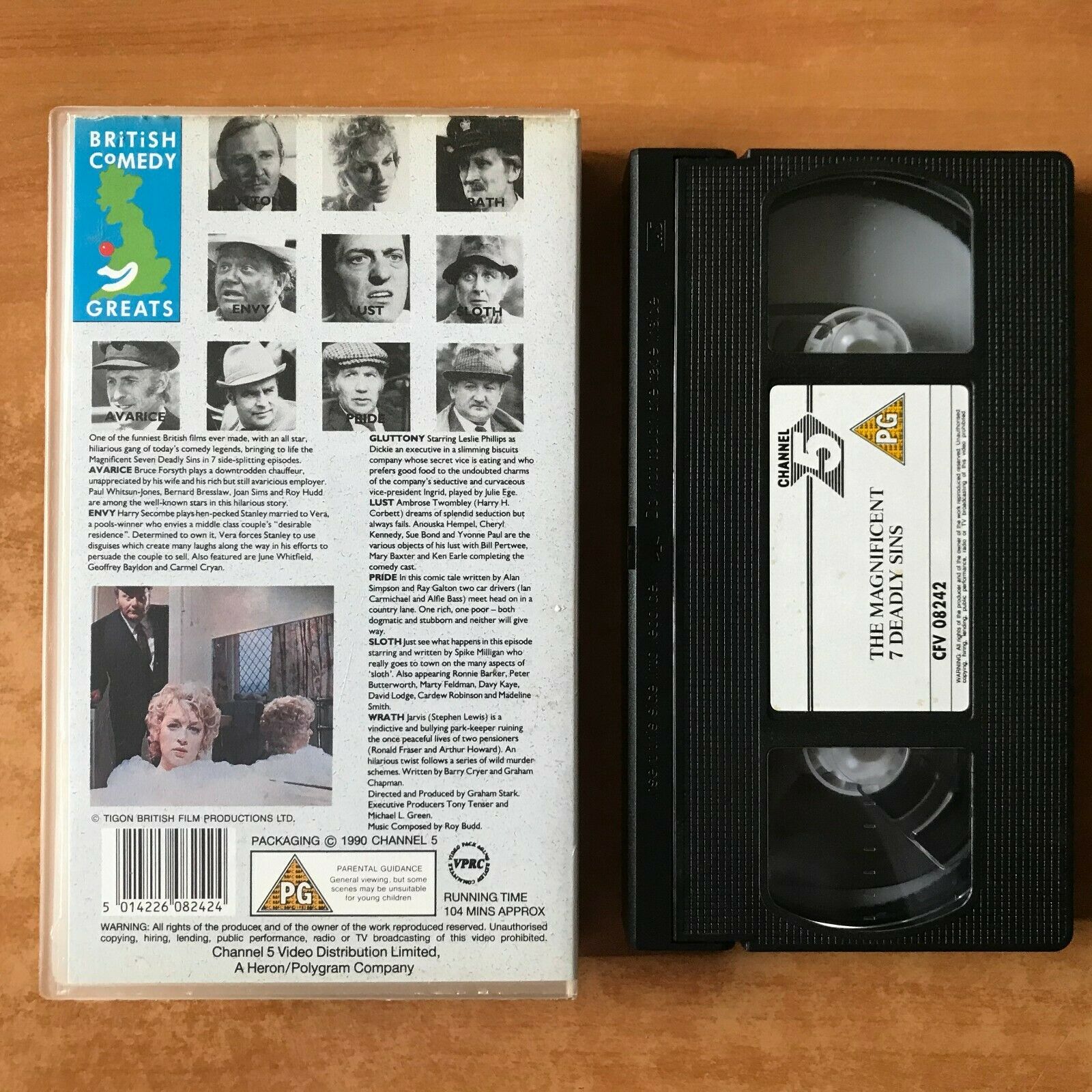 The Magnificent 7 Deadly Sins [Graham Stark]; Comedy - Bruce Forsyth - Pal VHS-