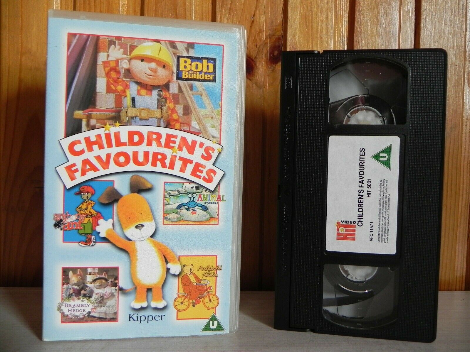 Children's Favourites - Bob The Builder - Kipper - Animal Stories - Kids - VHS-