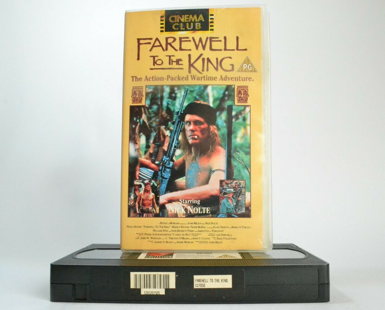 Farewell To The King; [Pierre Schoendoerffer]: Action - Nick Nolte - Pal VHS-