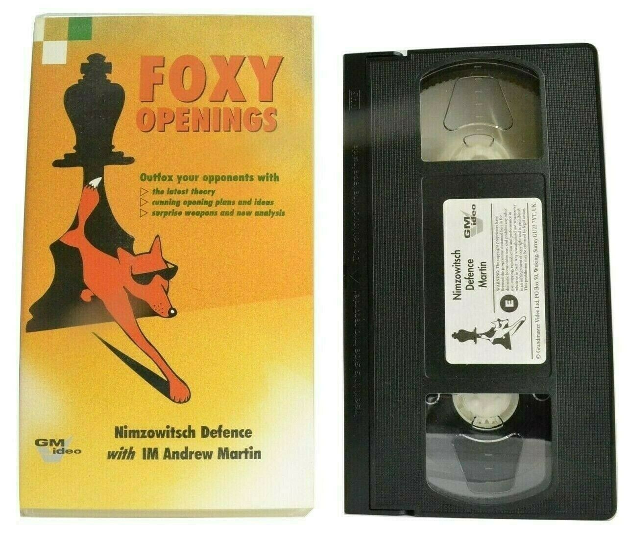 Foxy Openings: Nimzowitsch Defence (GM Video); [IM Andrew Martin] - Pal VHS-