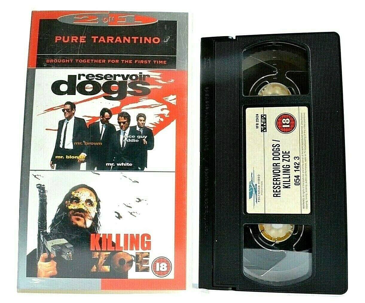 Reservior Dogs (Uncut Version) / Killing Zoe; [Pure Tarantino] Action - Pal VHS-