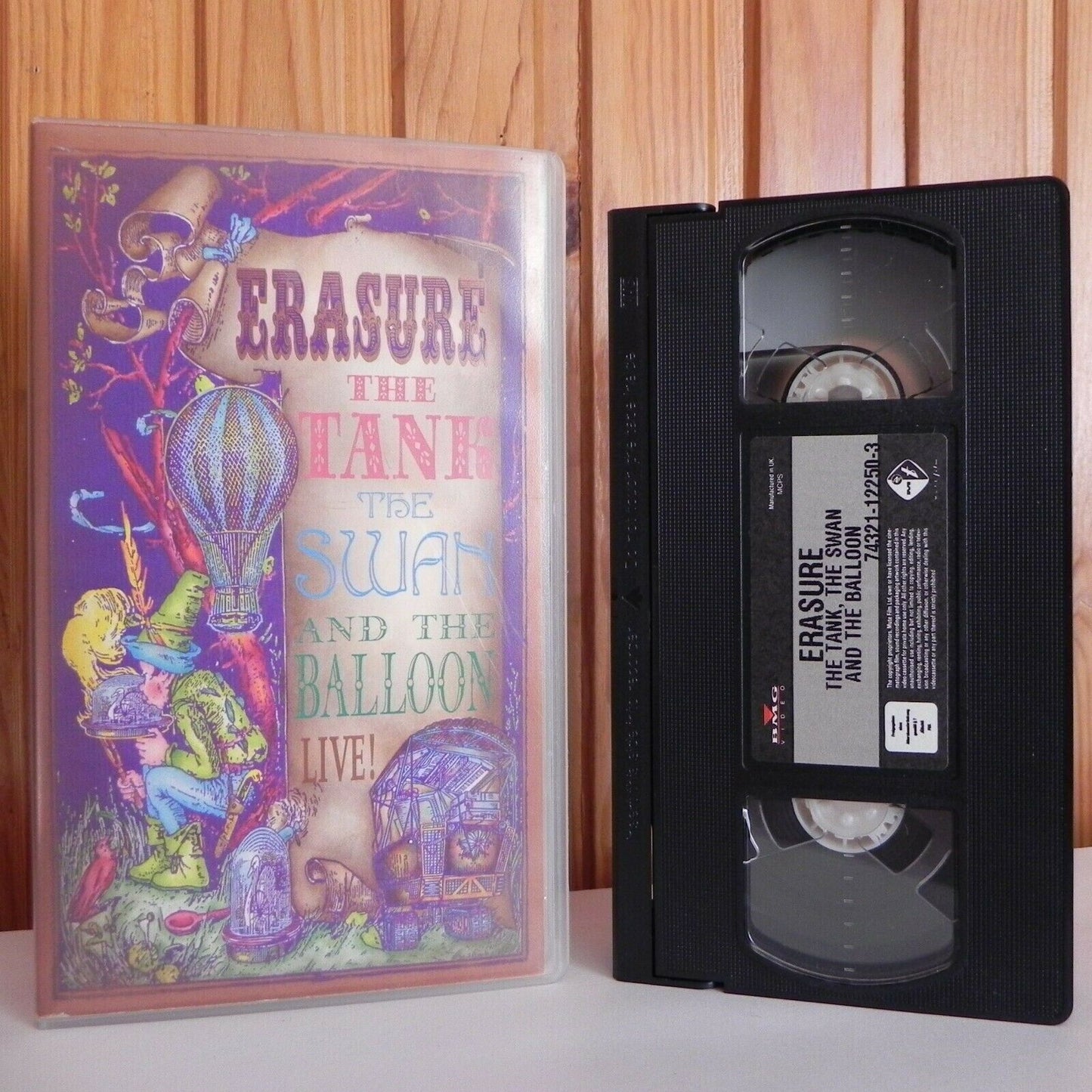 Erasure: The Tank, The Swan And The Balloon - Live - Manchester Apollo - Pal VHS-