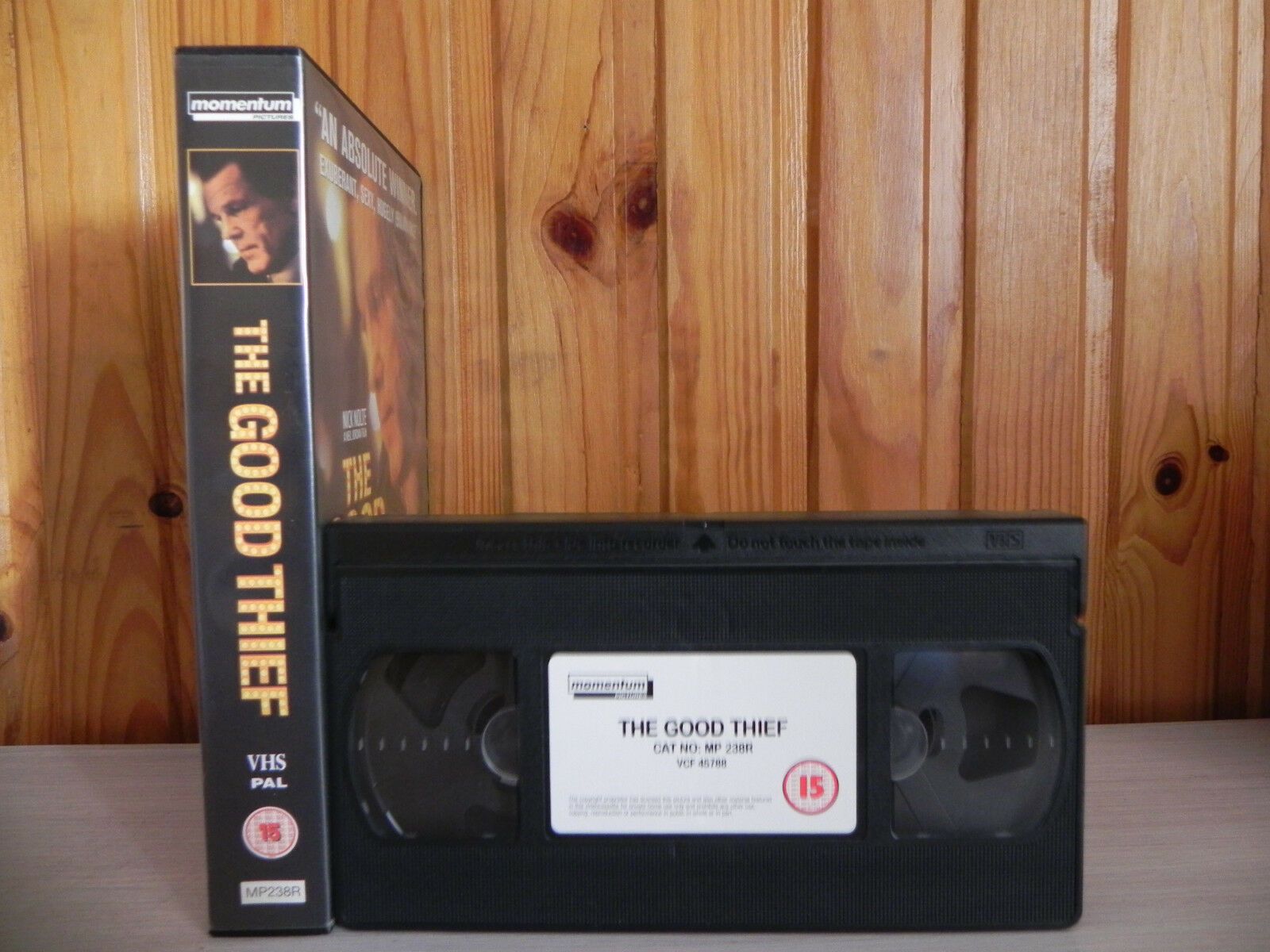 The Good Thief - Nick Nolte - At His Best - Crime Action - Ex-Rental - Pal - VHS-