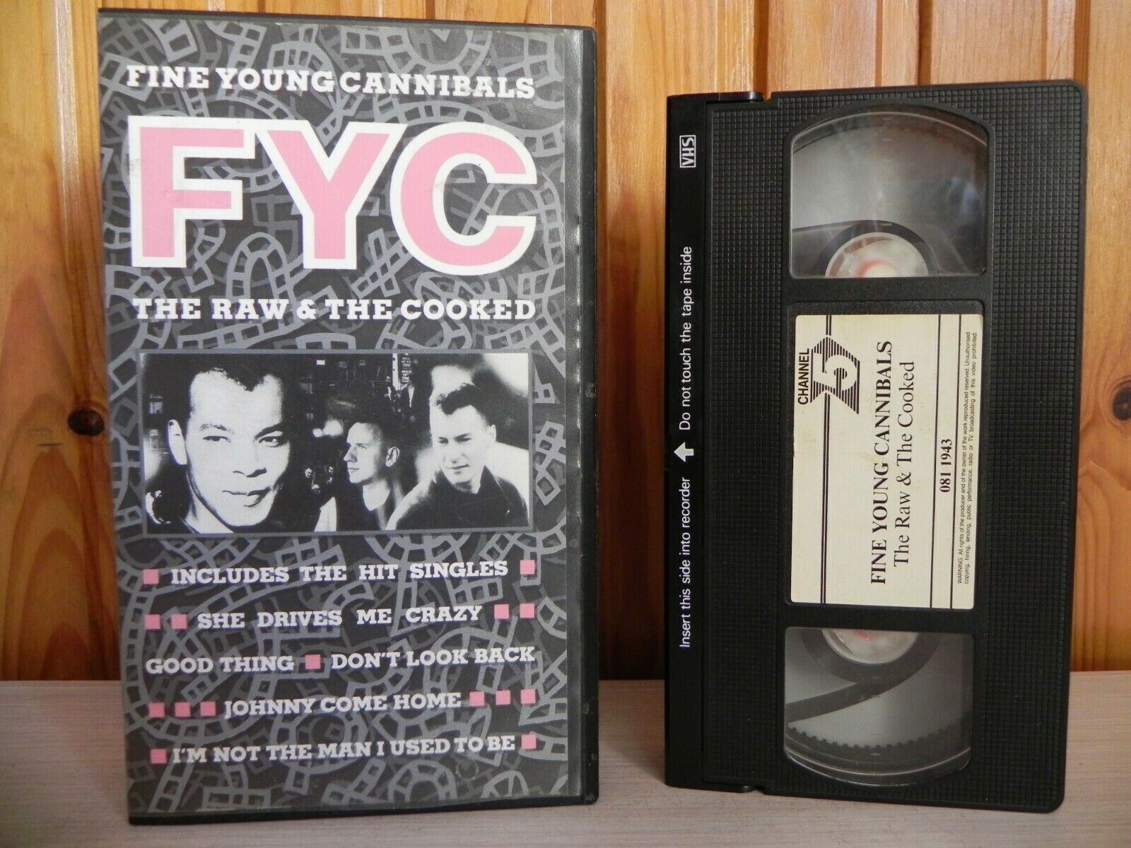 Five Young Cannibals - The Raw & The Cooked - Includes The Hit Singles - VHS-