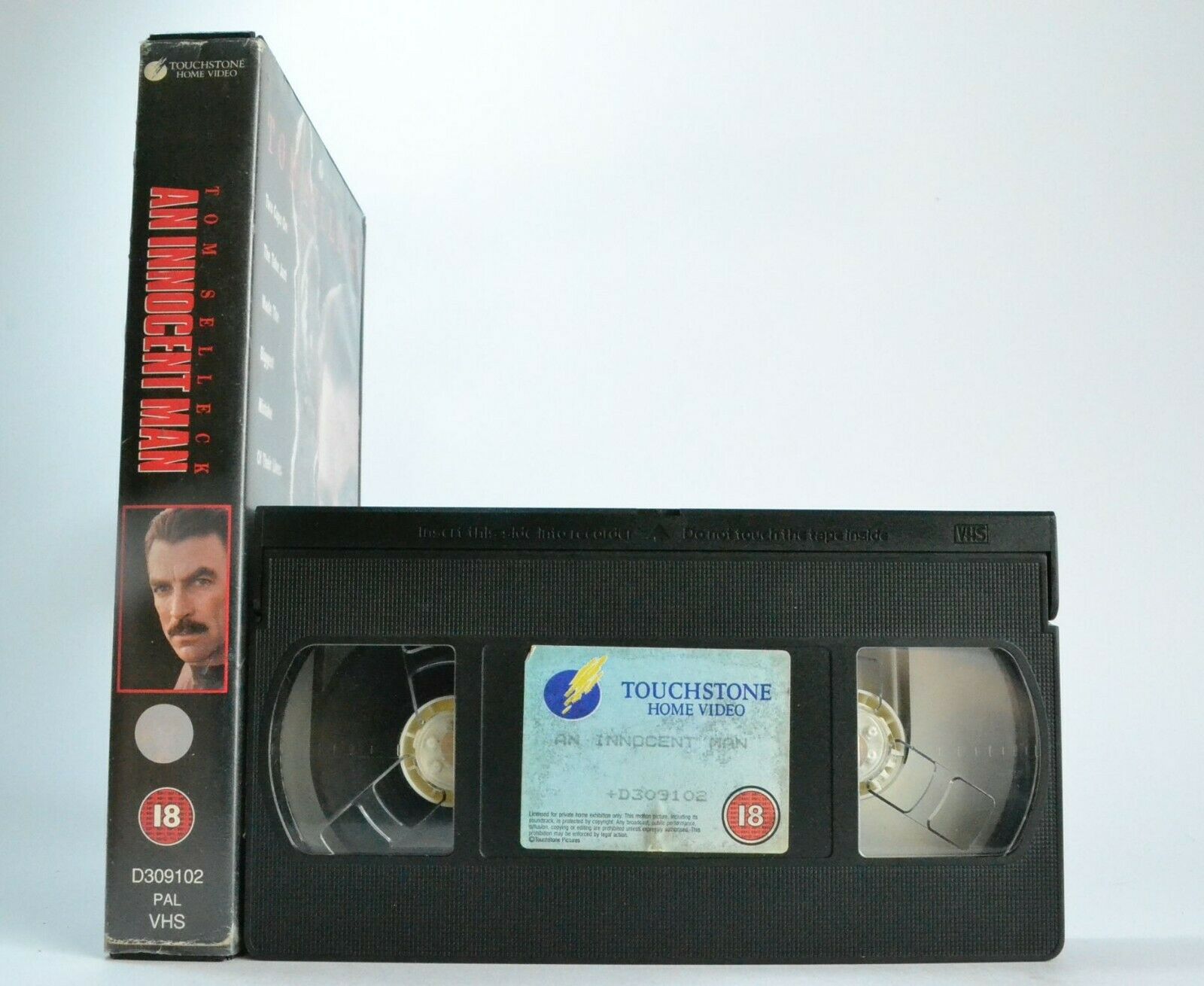 An Innocent Man (1989) - Action Cop Thriller - Large Box - Tom Selleck - Pal VHS-