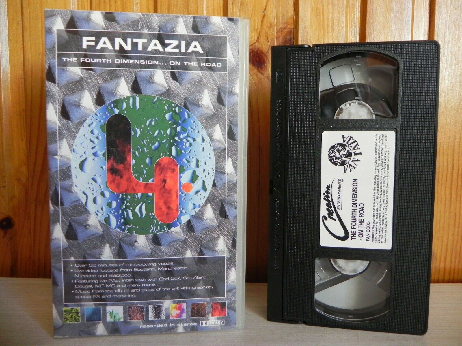 Fantazia - The 4th Dimension - Carl Cox, Stu Allen, Dougal <<INTERVIEWS - VHS-