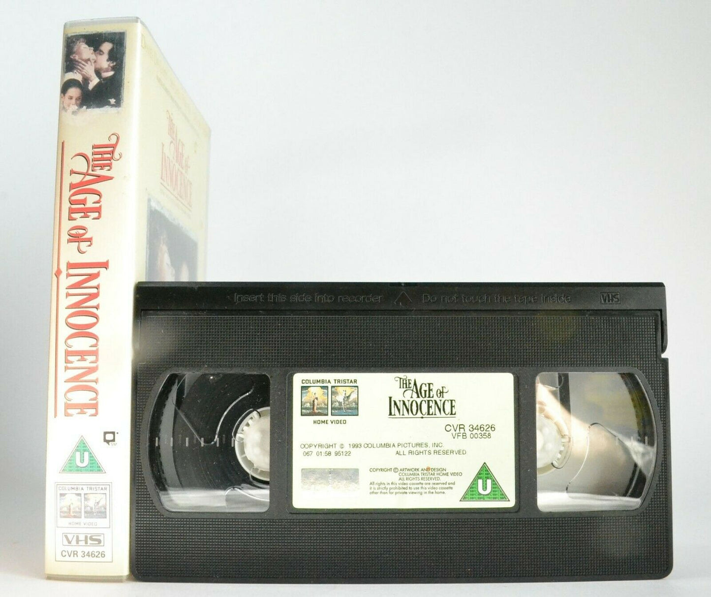 The Age Of Innocence: Romantic Drama - Daniel Day-Lewis/Michelle Pfeiffer - VHS-