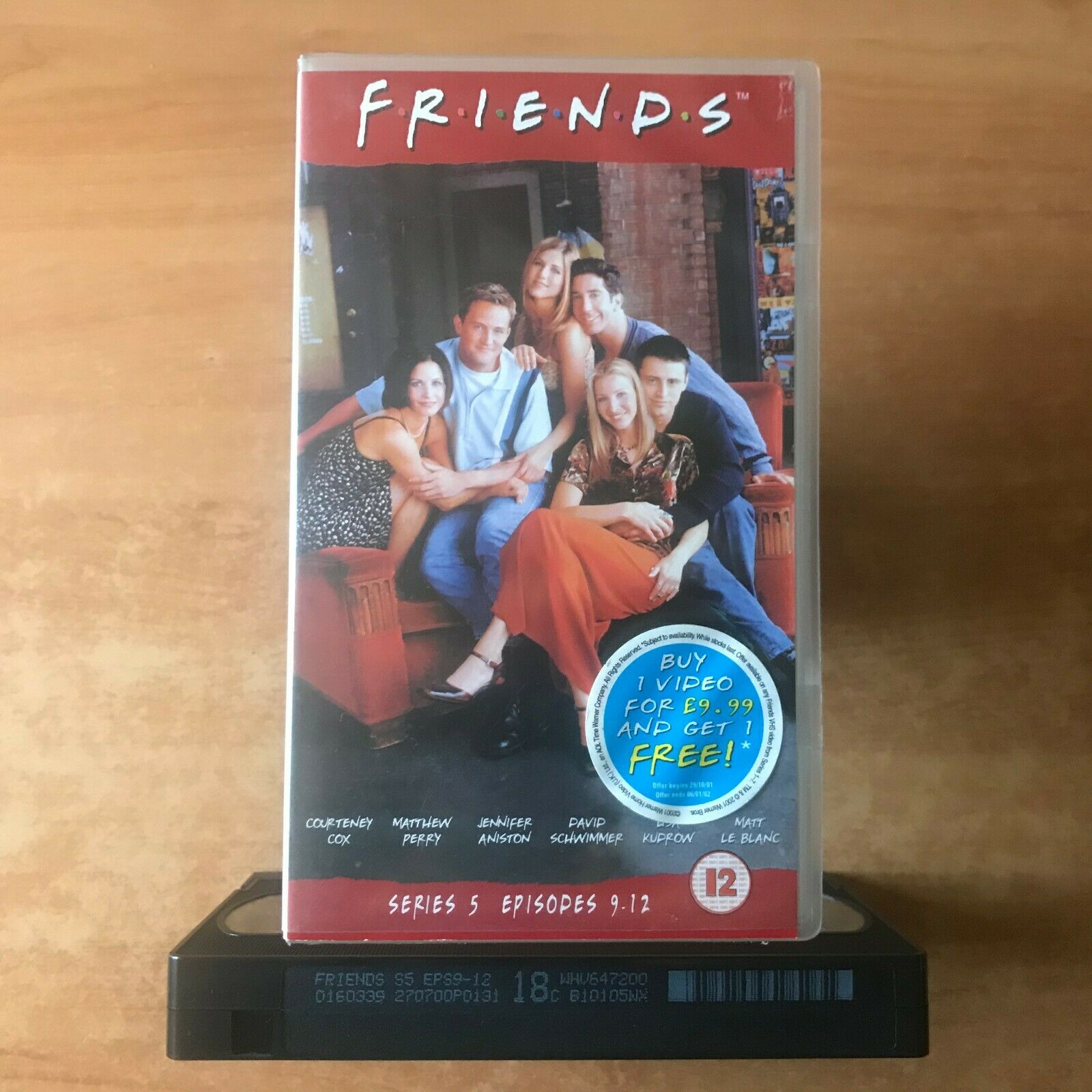 Friends (Series 5, Ep. 9-12): TV Series - Jennifer Aniston / Matt Le Blanc - VHS-