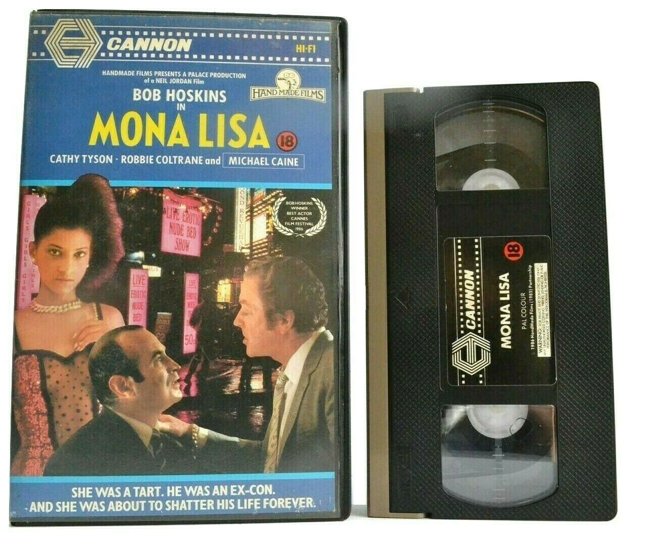 Mona Lisa (1986): Doomed Romantic Drama - Bob Hoskins / Michael Caine - Pal VHS-