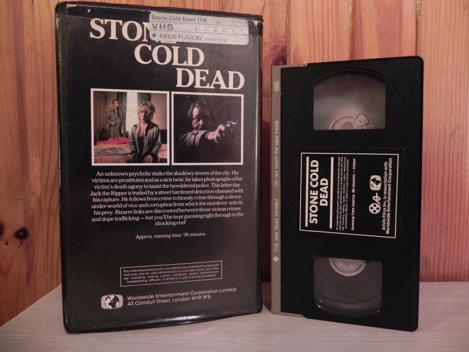 Stone Cold Dead - Big Box - Ex-Rental - Crime Thriller - Pre-Cert Video - VHS-