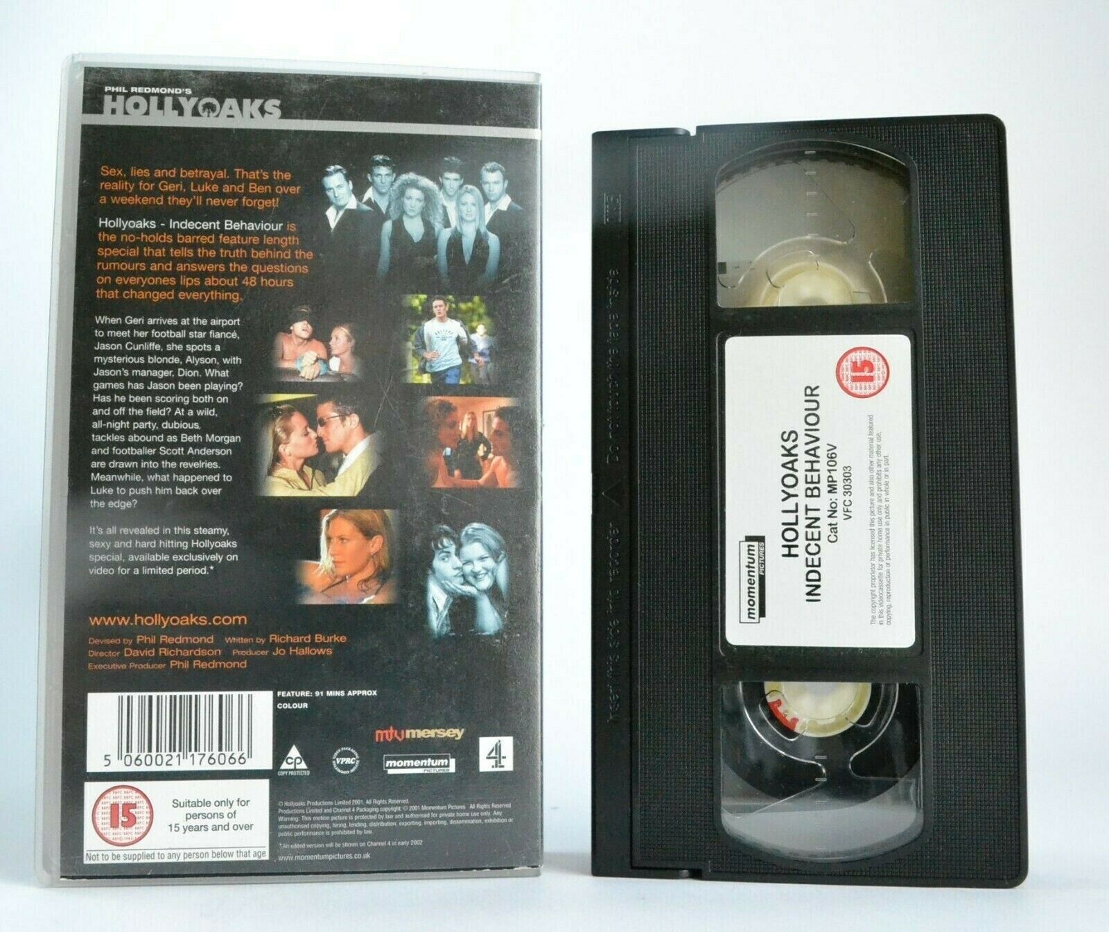 Indecent Behaviour (1993) - Mystery Thriller - Hollyoaks - Gary Lucy - Pal VHS-