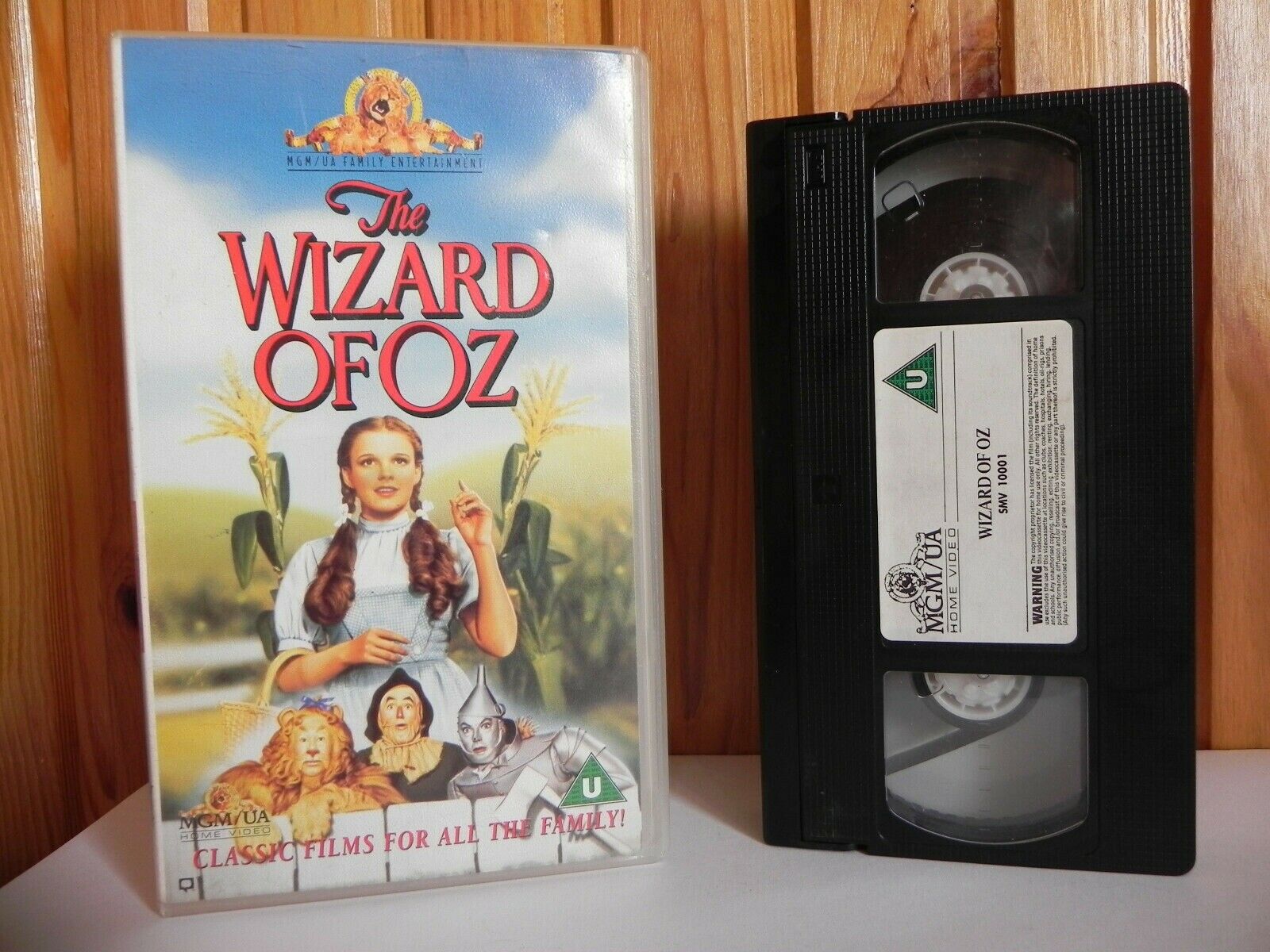 The Wizard Of Oz - MGM/UA Family - Classic Film - Adventure - Kids - Pal VHS-