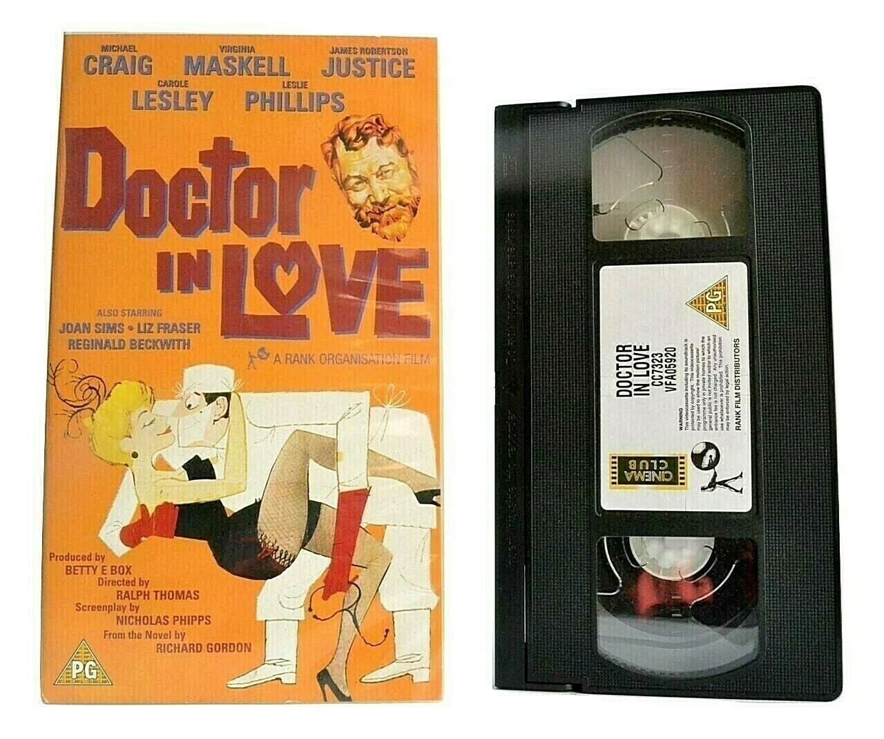 Doctor In Love (1960) - Comedy - James Robertson Justice/Michael Craig - Pal VHS-