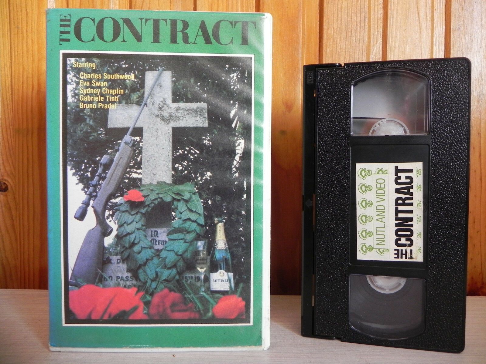 The Contract - Mafia Inspired Murder Tale - Pre-Cert - Nutland Video - Pal VHS-