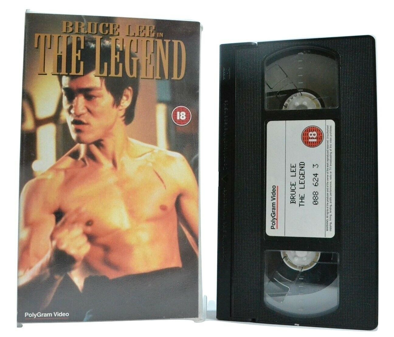 Bruce Lee: The Legend - (1994) Polygram - Documentary - Kung-Fu Hero - Pal VHS-