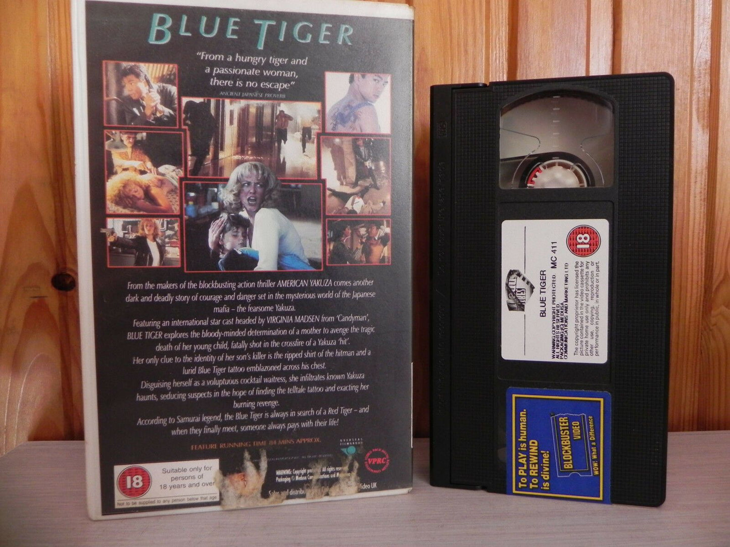 Blue Tiger - American Yakuza - Medusa - Ex-Rental Video - Action Thriller - VHS-