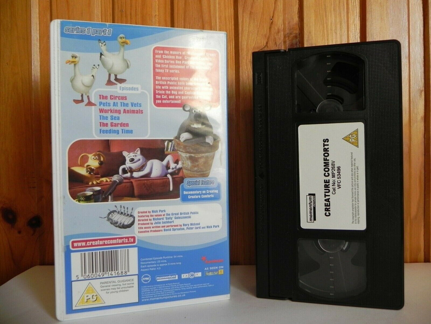 Creature Comforts - From Creators Of Wallace And Gromit - Animated - Pal VHS-