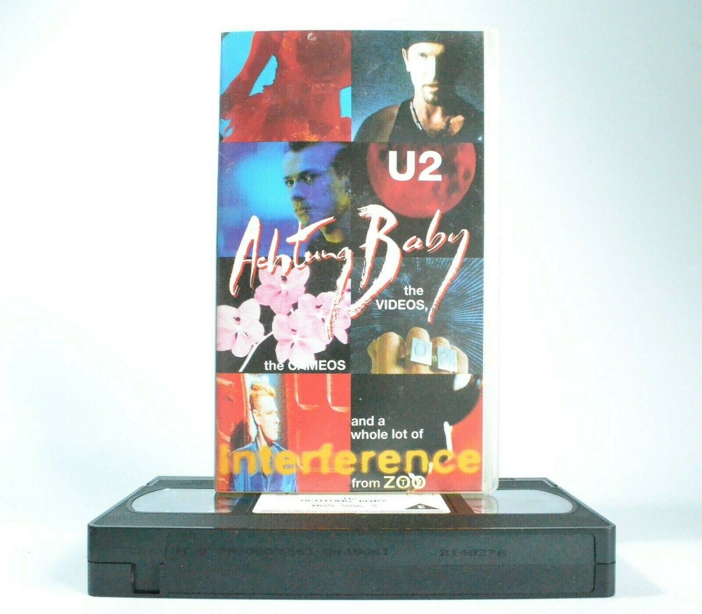 U2: Achtung Baby - Music Videos - Live Performances - Classic Rock Band - VHS-