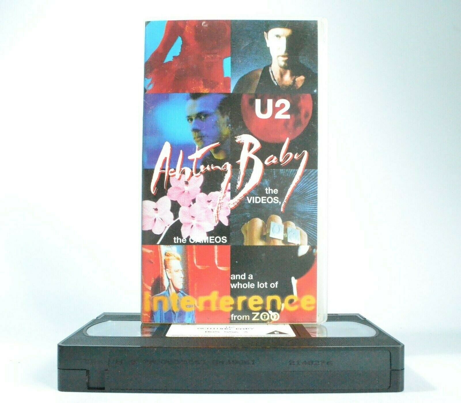 U2: Achtung Baby - Music Videos - Live Performances - Classic Rock Band - VHS-