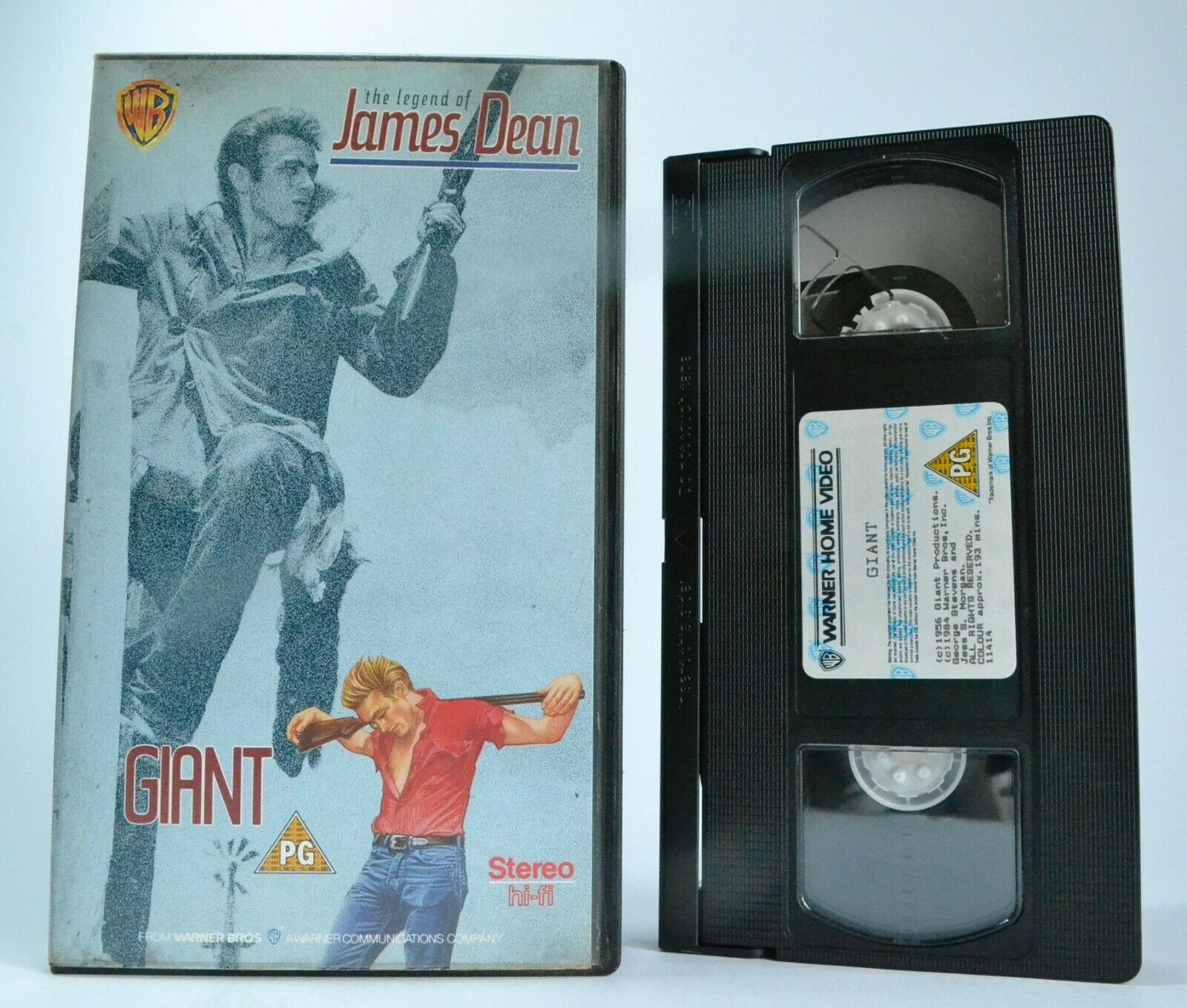 Giant (1956); [Warner Home] Epic Western - Elizabeth Taylor / James Dean - VHS-