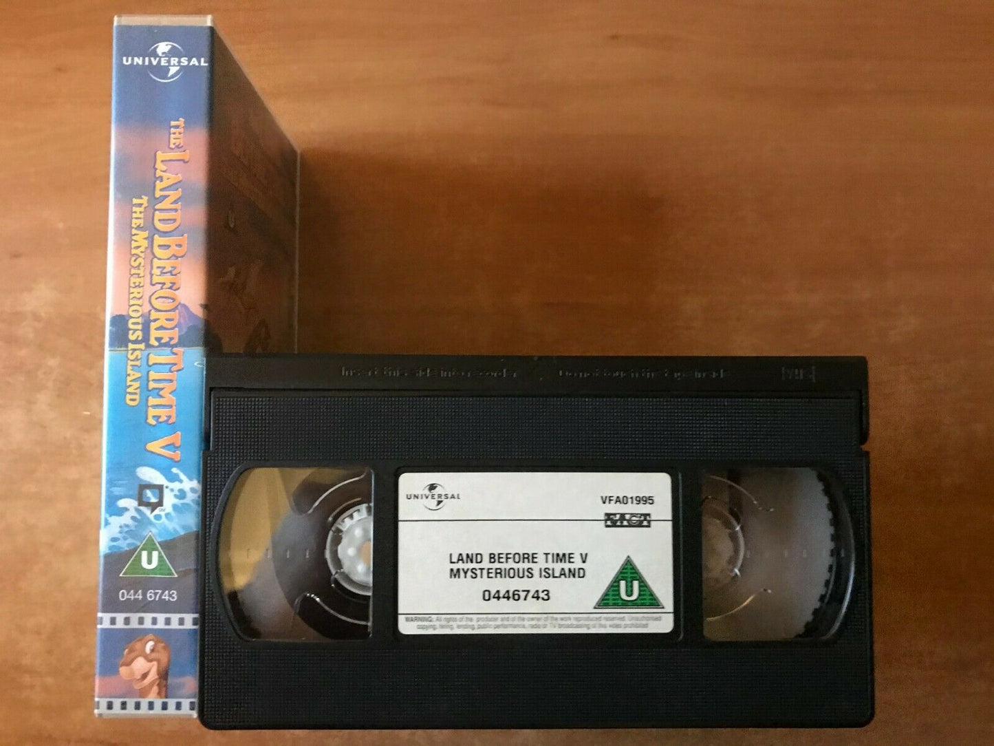 The Land Before Time 5: The Mysterious Island - Animated - Children's - Pal VHS-