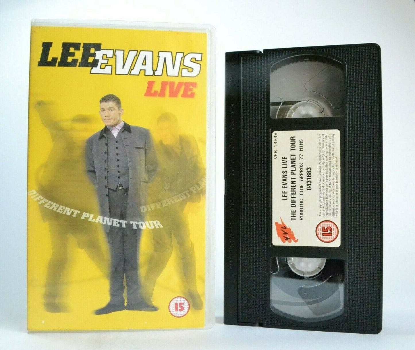 Lee Evans: Different Planet Tour - Physical Comedy - Lyric Theatre/London - VHS-